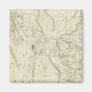 Imán Mapa de Oregón, California, Nuevo México