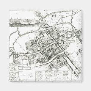 Imán Mapa de Oxford, 1643