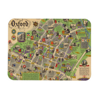 Imán Mapa de Oxford, Inglaterra (ferrocarril británico)