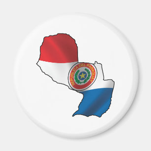 Imán Mapa de Paraguay