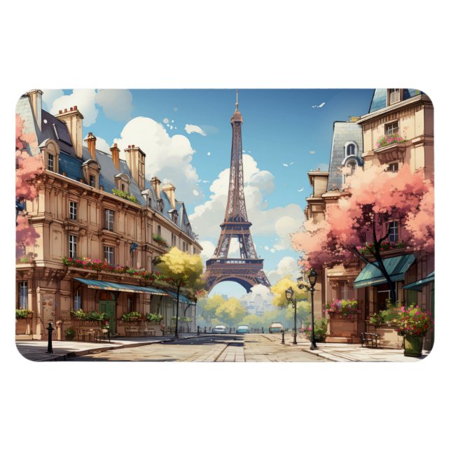 Imán Mapa de París (Horizontal)