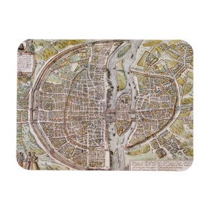IMÁN MAPA DE PARÍS, 1581
