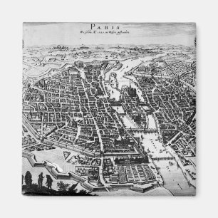 Imán Mapa de París, 1620