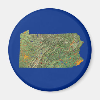 Imán Mapa de Pennsylvania