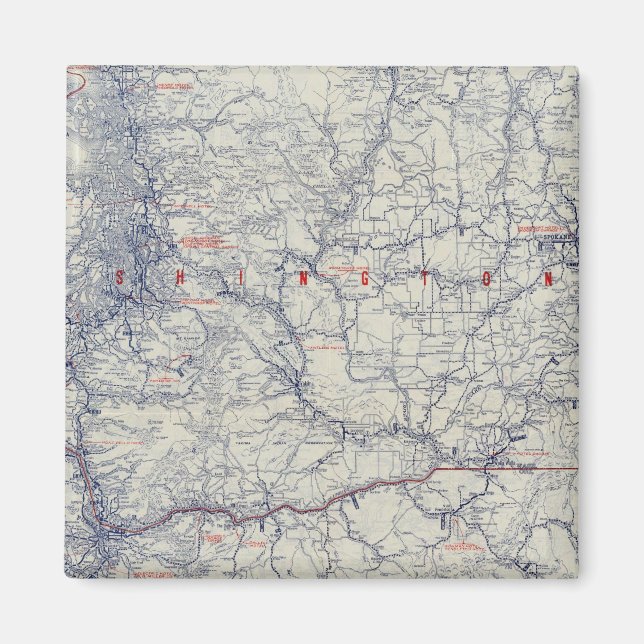 Imán Mapa de pistas automáticas Rand McNally Official 1 (Frente)