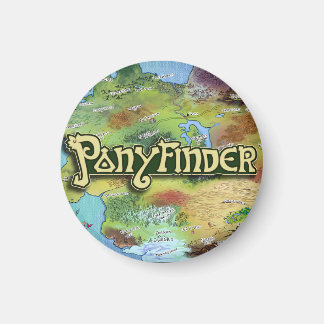 Imán Mapa de Ponyfinder