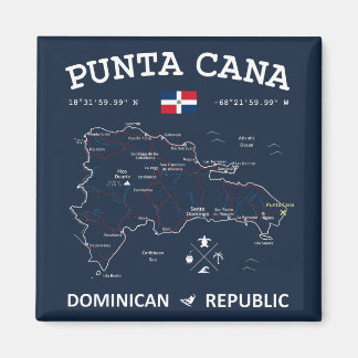Imán Mapa de Punta Cana
