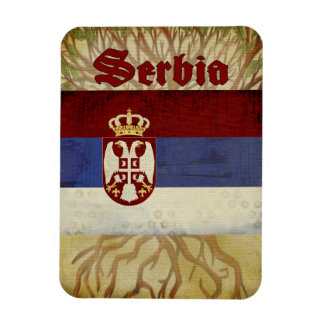 Imán Mapa de recuerdo de Serbia
