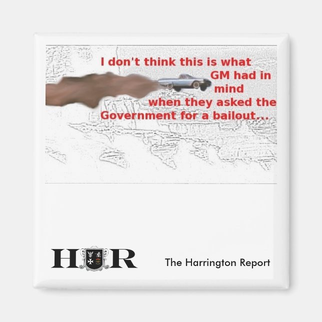 Imán Mapa de rescate de GM (Frente)