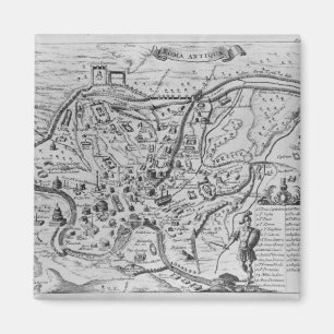Imán Mapa de Roma antigua
