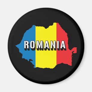 Imán Mapa de Rumania