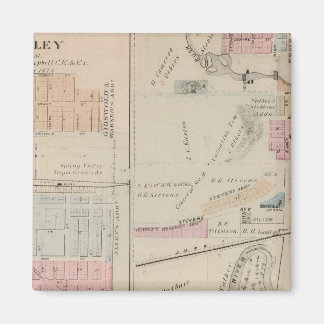 Imán Mapa de Rushford, condado de Fillmore, Minnesota