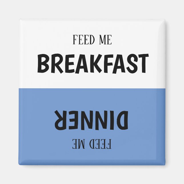 Imán Mapa de seguimiento de alimentación de mascotas (Frente)