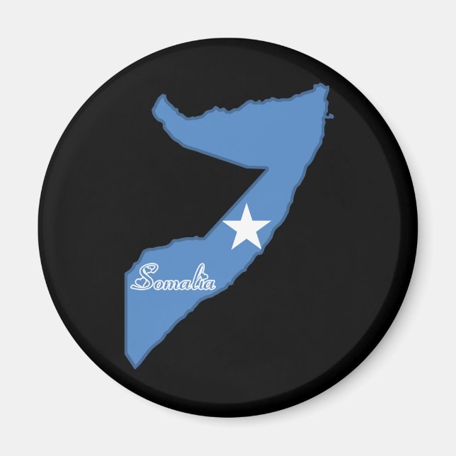 Imán Mapa de Somalia (Frente)