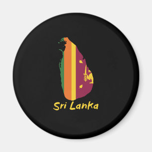 Imán Mapa de Sri Lanka orgulloso regalo de Sri Lanka pa