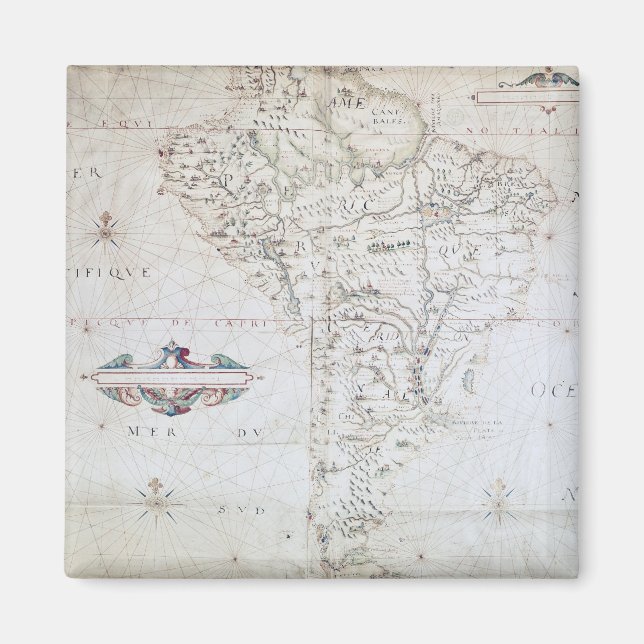 Imán Mapa de Sudamérica (Frente)