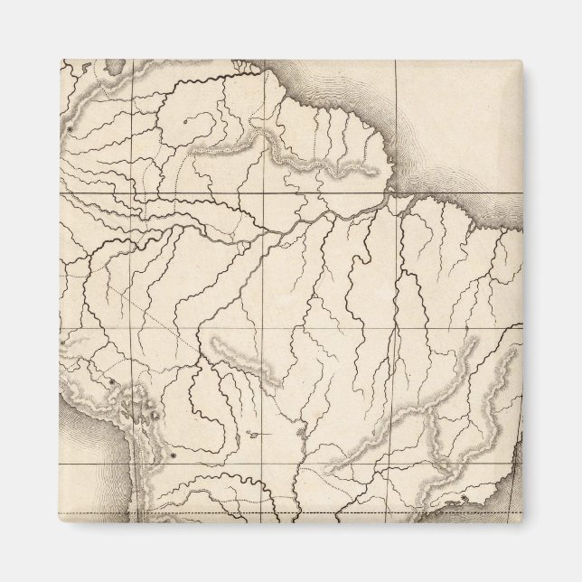 Imán Mapa de Sudamérica (Frente)