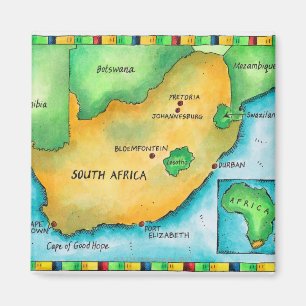 Imán Mapa de Suráfrica