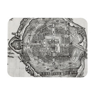 Imán Mapa de Tenochtitlan