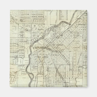 Imán Mapa de Thayer de Denver Colorado