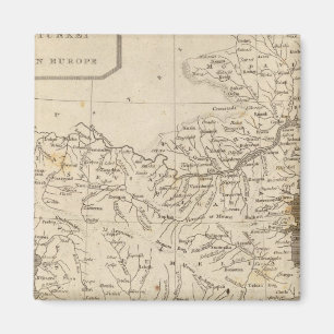 Imán Mapa de Turquía en Europa de Arrowsmith