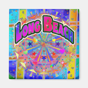 Imán Mapa de Unidad Cósmica de Long Beach