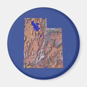 Imán Mapa de Utah