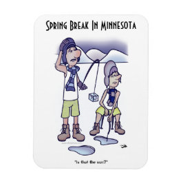 Imán Mapa de vacaciones de primavera