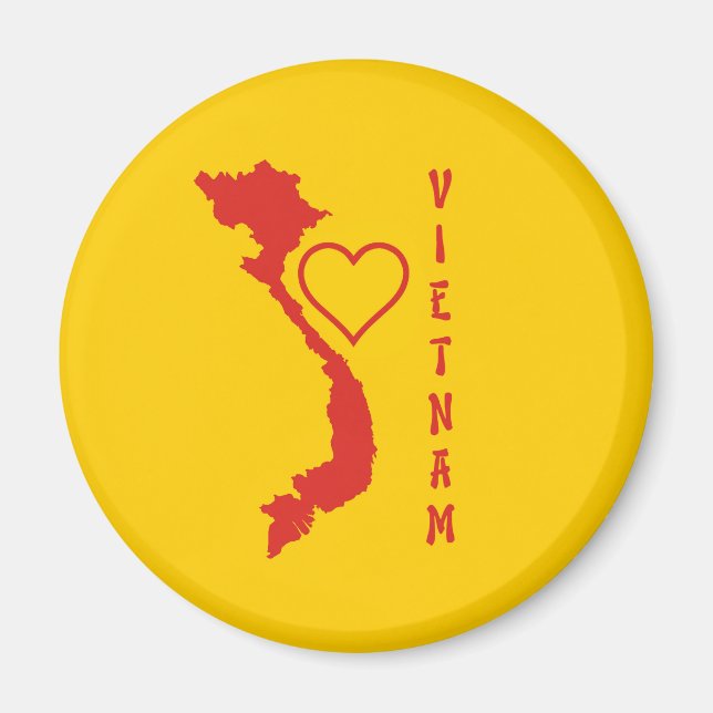 Imán Mapa de Vietnam (Frente)