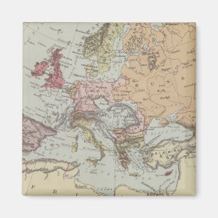 Imán Mapa de Vintage de Europa