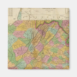 Imán Mapa De Virginia Y Maryland