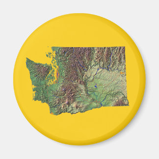 Imán Mapa de Washington