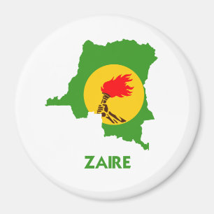 IMÁN MAPA DE ZAIRE
