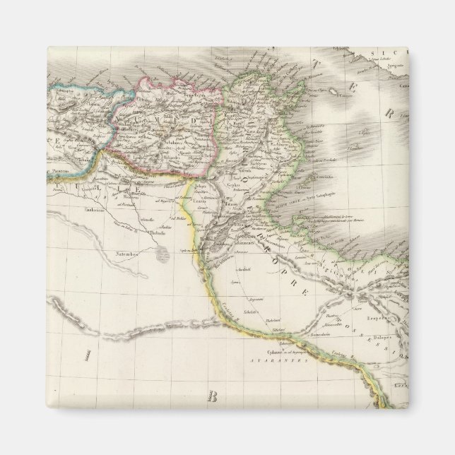 Imán Mapa del Atlas Africano Propre (Frente)