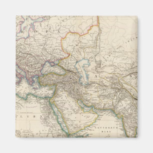 Imán Mapa del Atlas de África, Europa y Asia occidental