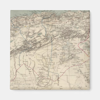 Imán Mapa del Atlas de Argelia