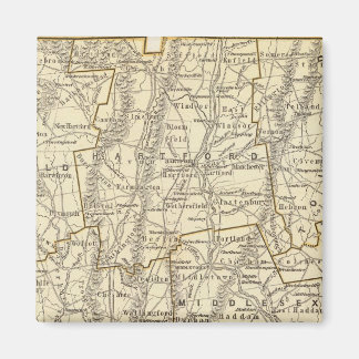 Imán Mapa del Atlas de Connecticut