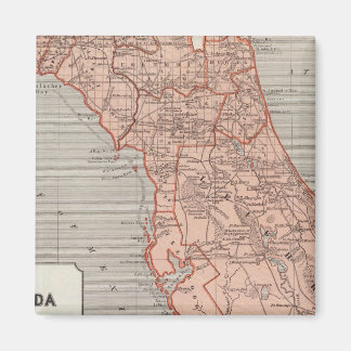 Imán Mapa del Atlas de Florida