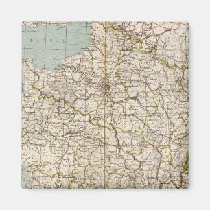 Imán Mapa del Atlas de Francia