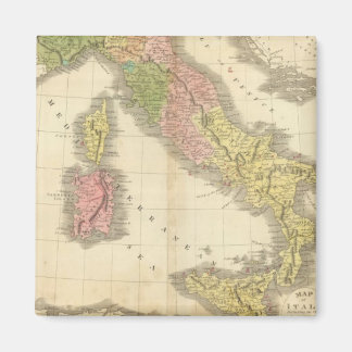Imán Mapa del Atlas de la Chonología de Italia