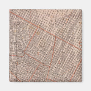 Imán Mapa del Atlas de la ciudad de Nueva York