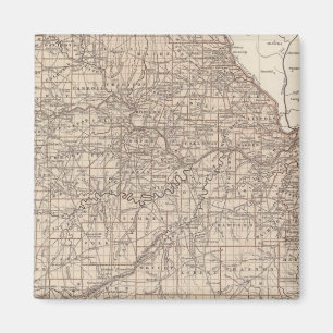 Imán Mapa del Atlas de Misuri