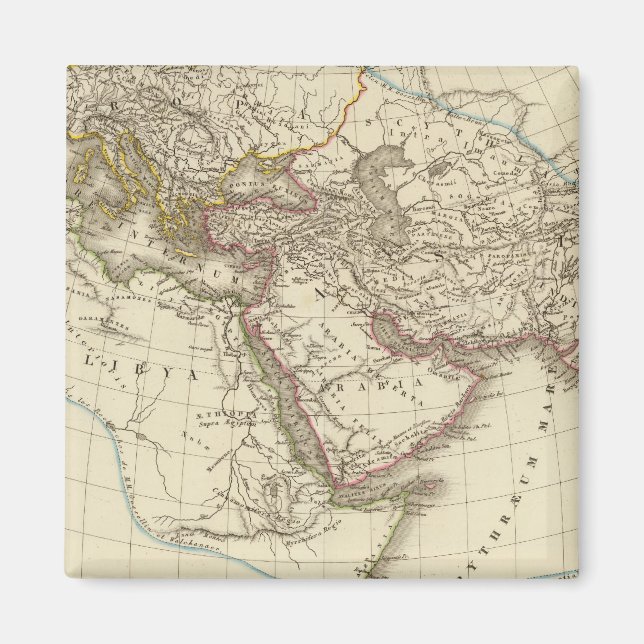 Imán Mapa del atlas de París (Frente)