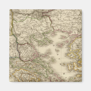 Imán Mapa del atlas de París, Grecia histórica