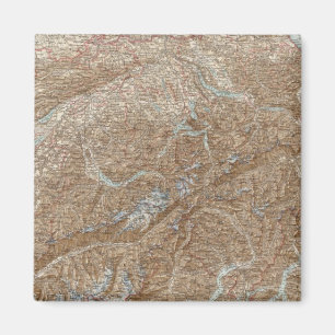 Imán Mapa del Atlas Die Schweiz, Suiza