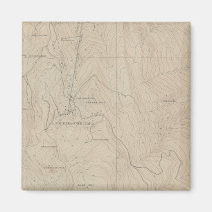 Imán Mapa del Atlas Especial del Parque Tourtelotte