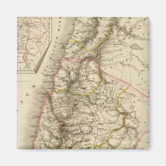 Imán Mapa del atlas religioso de Oriente Medio (Frente)