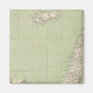 Imán Mapa del Atlas Sinaí, Egipto y Siria