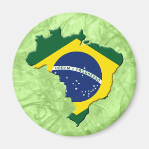 Imán Mapa del Brasil
