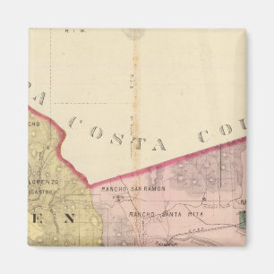 Imán Mapa del condado de Alameda